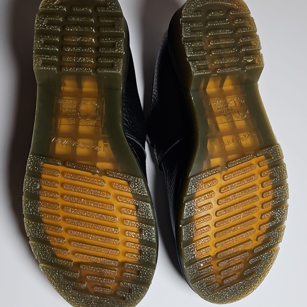 Dr Martens Black Kids Shoes with Buckle Straps - Picture 3 of 7